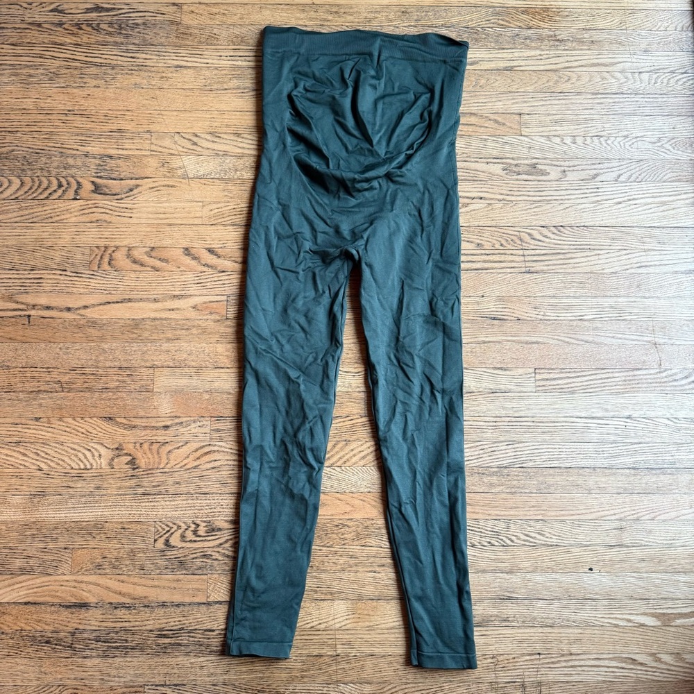 BLANQI everyday maternity leggings women’s large olive green